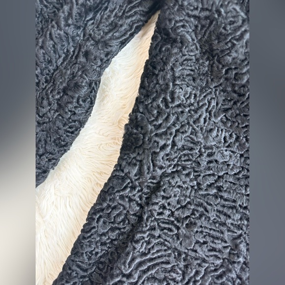 Vintage 50s/60s Curly Persian Lambswool Coat - Picture 9 of 12